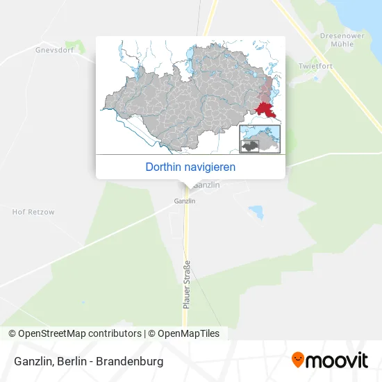 Ganzlin Karte
