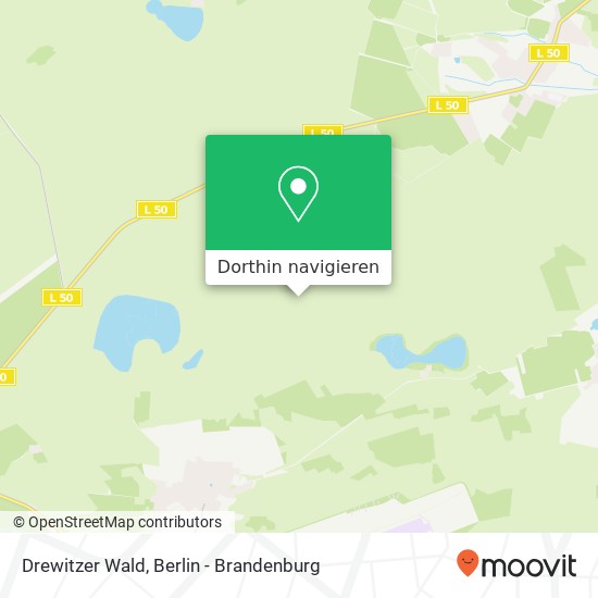 Drewitzer Wald Karte