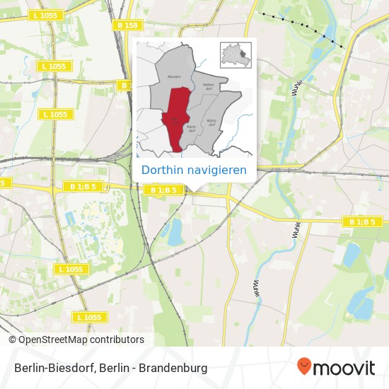 Berlin-Biesdorf Karte