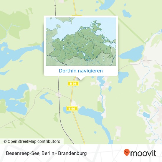 Besenreep-See Karte