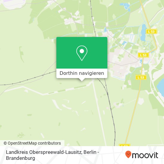 Landkreis Oberspreewald-Lausitz Karte