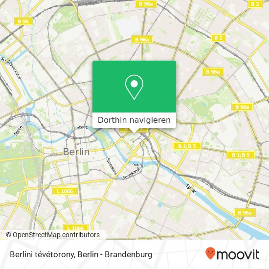 Berlini tévétorony Karte