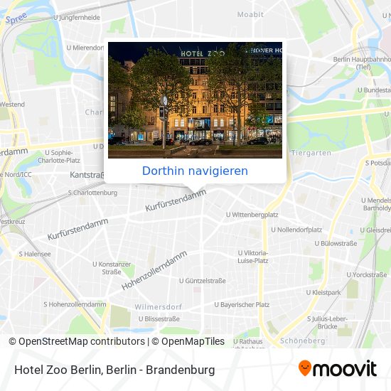 Hotel Zoo Berlin Karte
