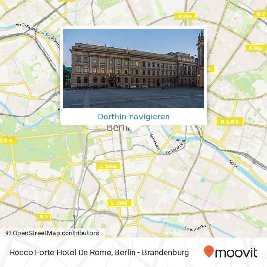 Rocco Forte Hotel De Rome Karte
