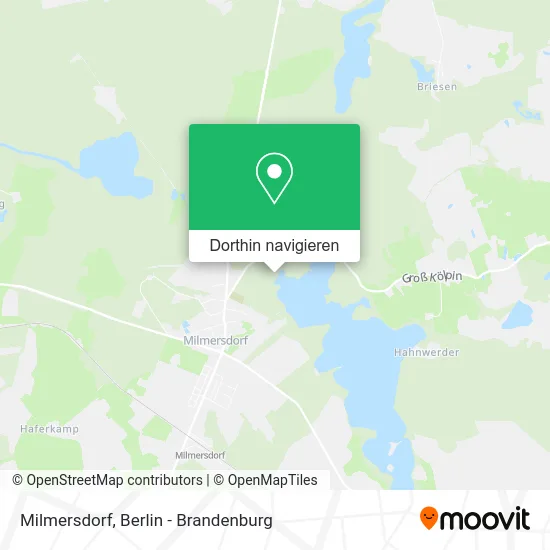 Milmersdorf Karte