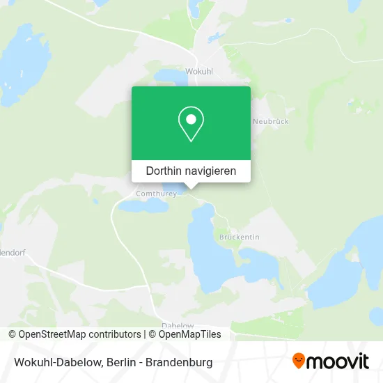 Wokuhl-Dabelow Karte