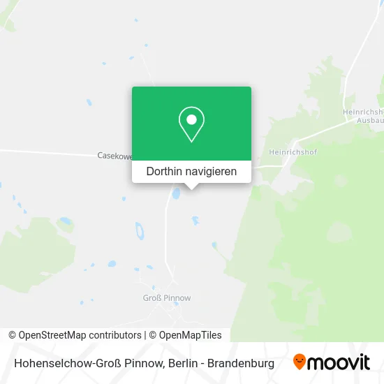 Hohenselchow-Groß Pinnow Karte