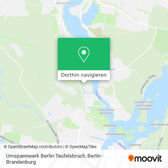 Umspannwerk Berlin-Teufelsbruch Karte