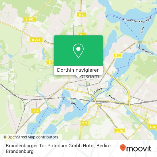 Brandenburger Tor Potsdam Gmbh Hotel Karte