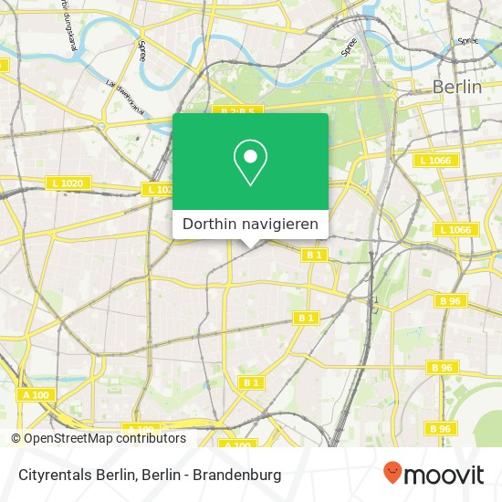 Cityrentals Berlin Karte