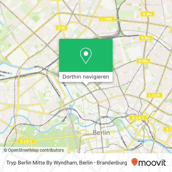 Tryp Berlin Mitte By Wyndham Karte