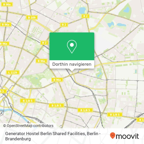 Generator Hostel Berlin Shared Facilities Karte