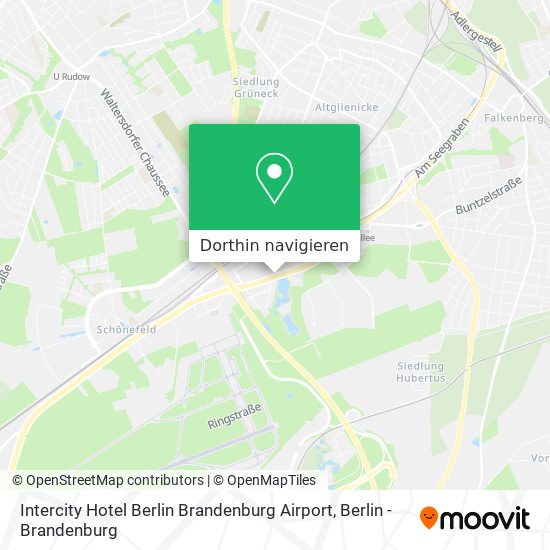 Intercity Hotel Berlin Brandenburg Airport Karte
