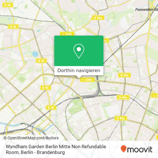 Wyndham Garden Berlin Mitte Non Refundable Room Karte
