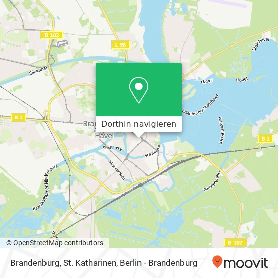 Brandenburg, St. Katharinen Karte