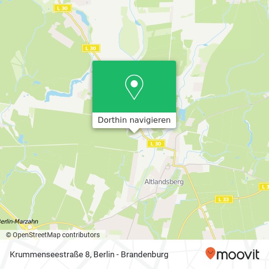 Krummenseestraße 8, 15345 Altlandsberg Karte