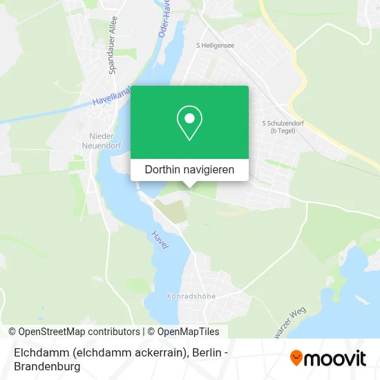 Elchdamm (elchdamm ackerrain) Karte