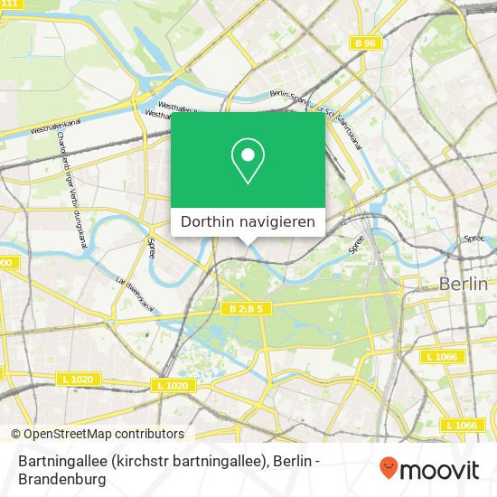 Bartningallee (kirchstr bartningallee), Hansaviertel, 10557 Berlin Karte