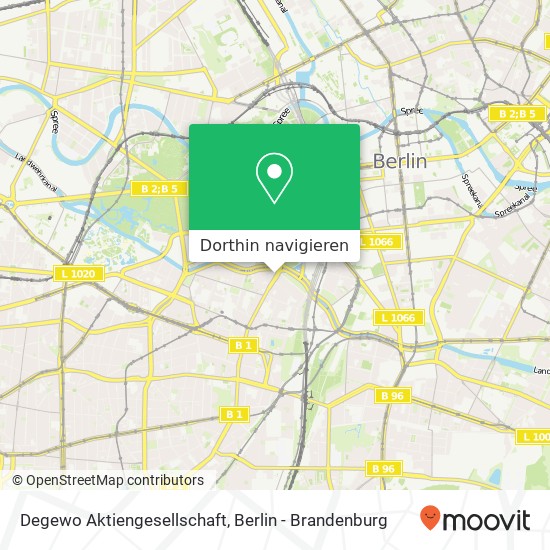 Degewo Aktiengesellschaft Karte