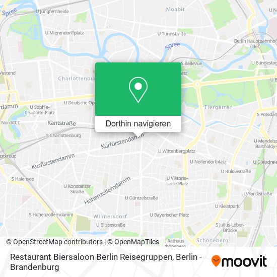 Restaurant Biersaloon Berlin Reisegruppen Karte