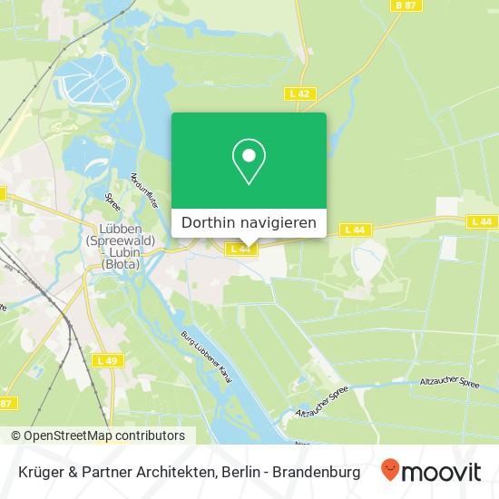 Krüger & Partner Architekten Karte