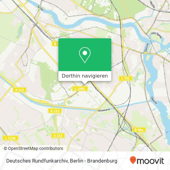 Deutsches Rundfunkarchiv Karte