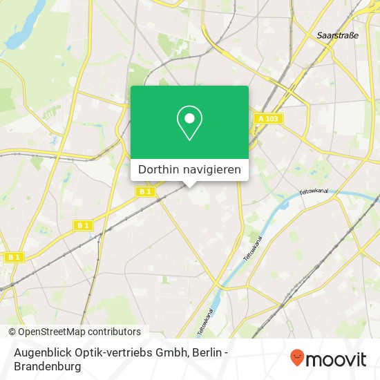 Augenblick Optik-vertriebs Gmbh Karte