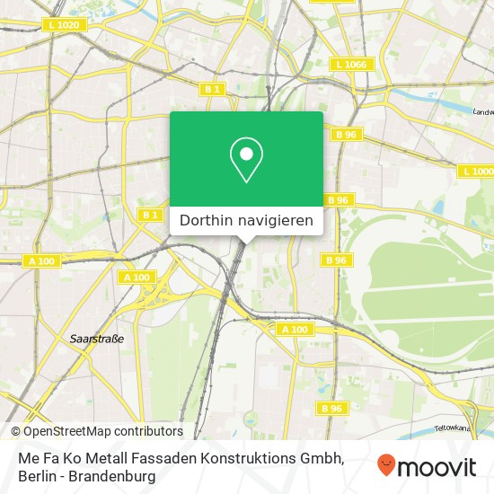 Me Fa Ko Metall Fassaden Konstruktions Gmbh Karte