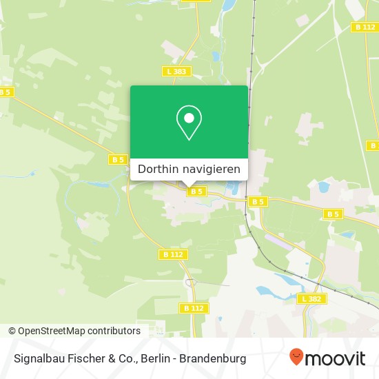 Signalbau Fischer & Co. Karte