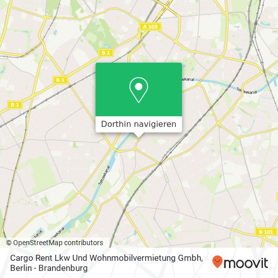 Cargo Rent Lkw Und Wohnmobilvermietung Gmbh Karte