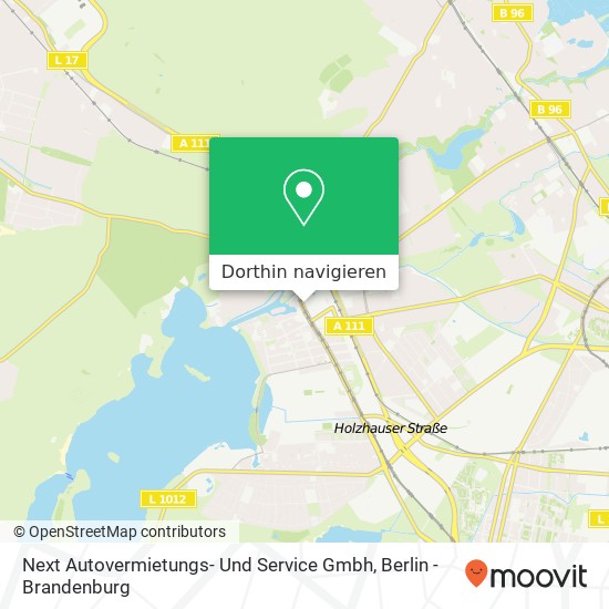 Next Autovermietungs- Und Service Gmbh Karte