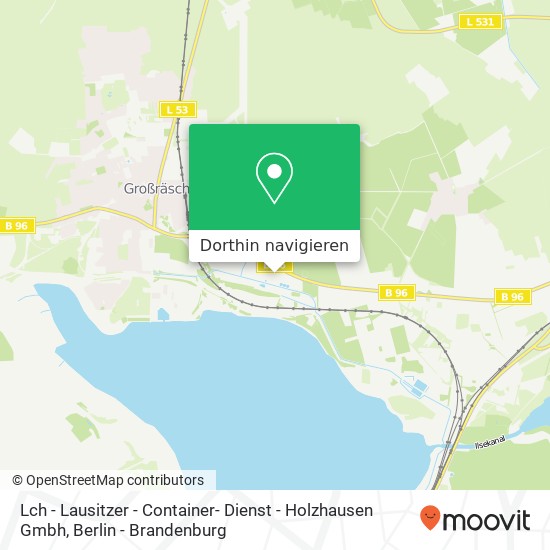 Lch - Lausitzer - Container- Dienst - Holzhausen Gmbh Karte