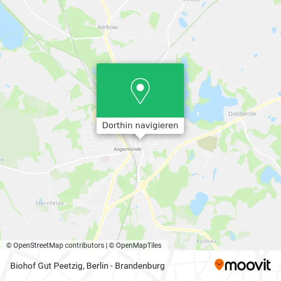 Biohof Gut Peetzig Karte