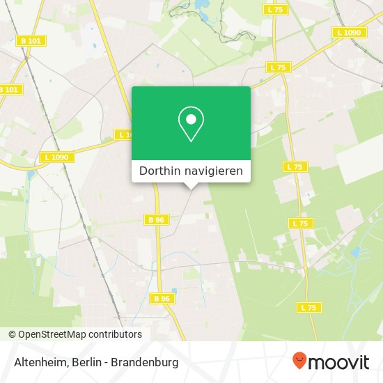 Altenheim Karte