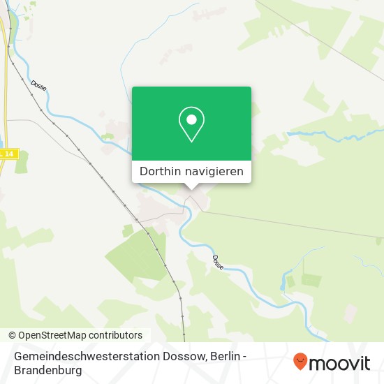 Gemeindeschwesterstation Dossow Karte