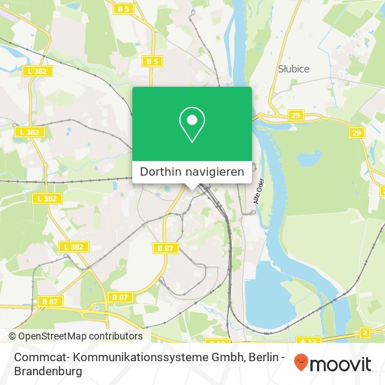 Commcat- Kommunikationssysteme Gmbh Karte