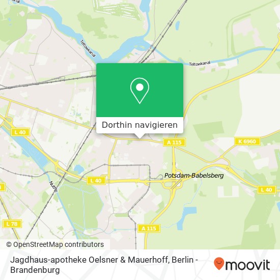 Jagdhaus-apotheke Oelsner & Mauerhoff Karte