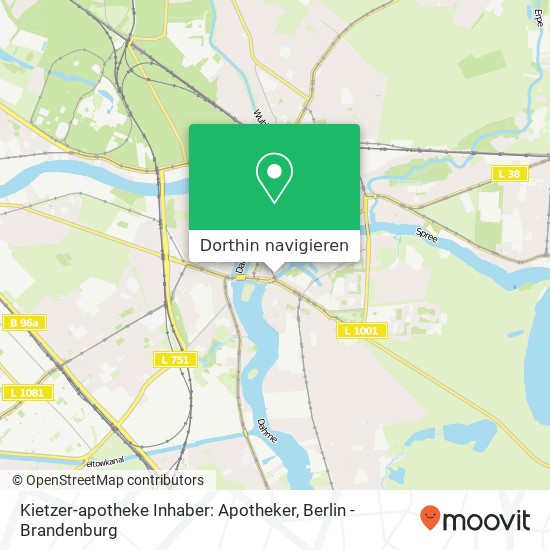 Kietzer-apotheke Inhaber: Apotheker Karte