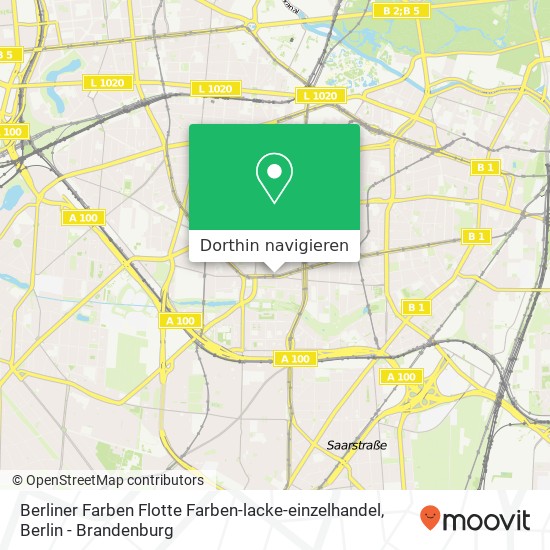 Berliner Farben Flotte Farben-lacke-einzelhandel Karte
