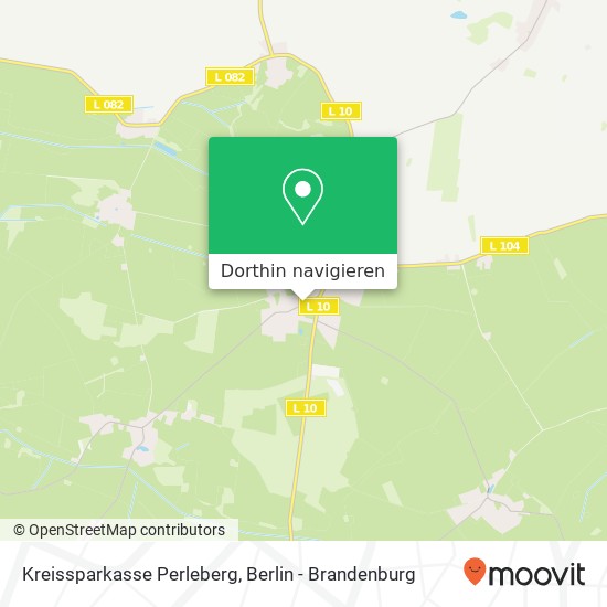 Kreissparkasse Perleberg Karte