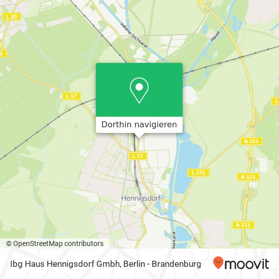 Ibg Haus Hennigsdorf Gmbh Karte