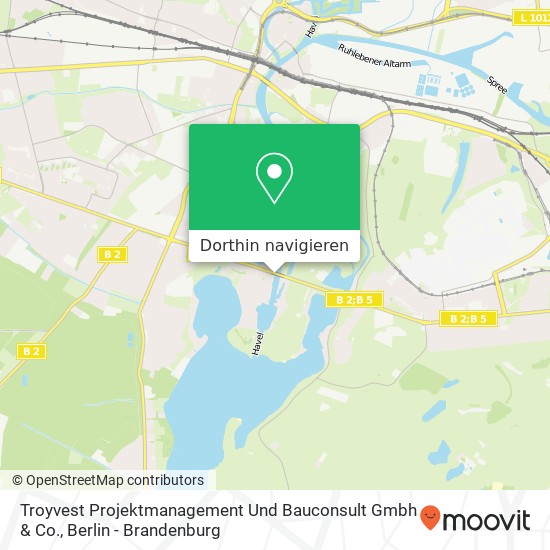 Troyvest Projektmanagement Und Bauconsult Gmbh & Co. Karte