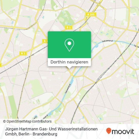 Jürgen Hartmann Gas- Und Wasserinstallationen Gmbh Karte