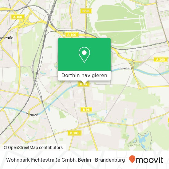 Wohnpark Fichtestraße Gmbh Karte