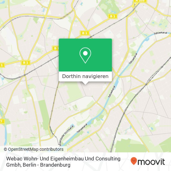 Webac Wohn- Und Eigenheimbau Und Consulting Gmbh Karte