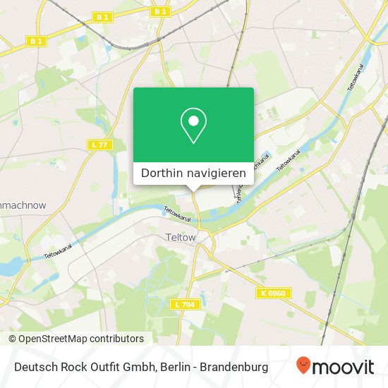 Deutsch Rock Outfit Gmbh Karte