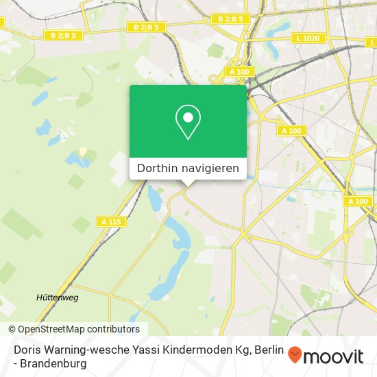 Doris Warning-wesche Yassi Kindermoden Kg Karte