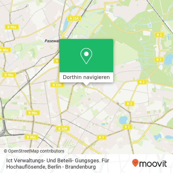 Ict Verwaltungs- Und Beteili- Gungsges. Für Hochauflösende Karte