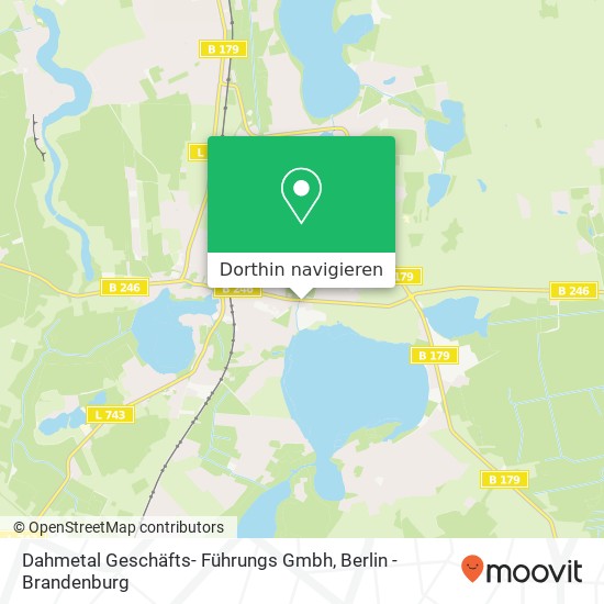 Dahmetal Geschäfts- Führungs Gmbh Karte