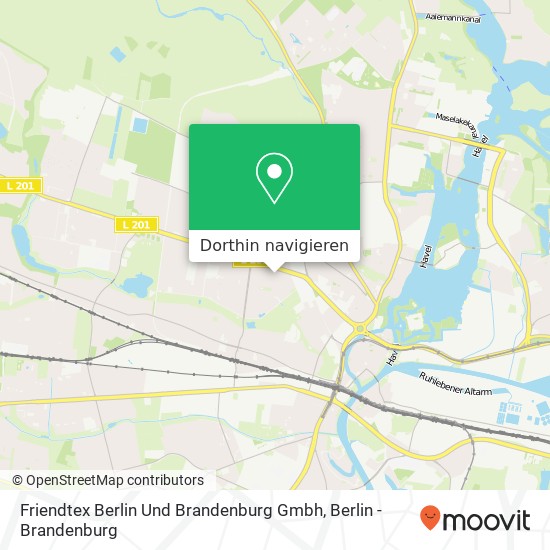 Friendtex Berlin Und Brandenburg Gmbh Karte